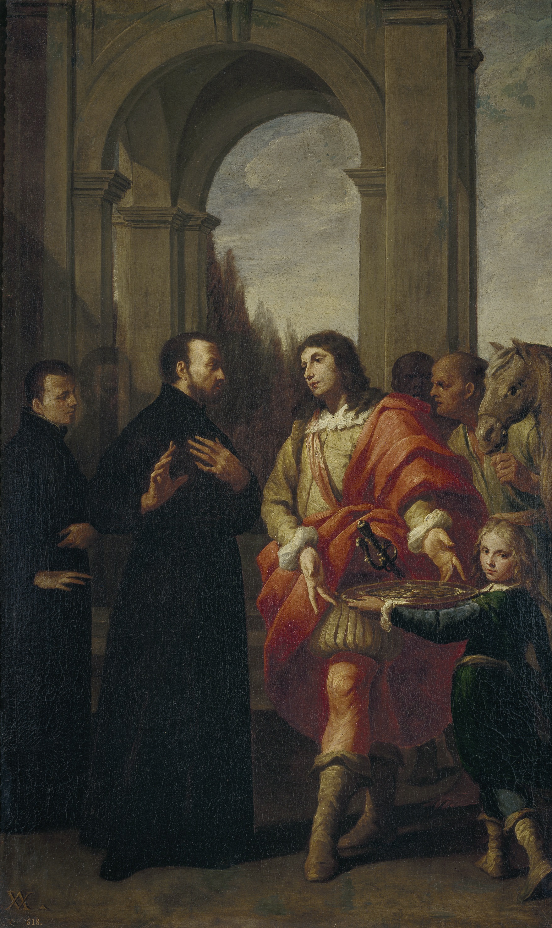 A. Vaccaro, Desinterés de San Cayetano (Museo del Prado)